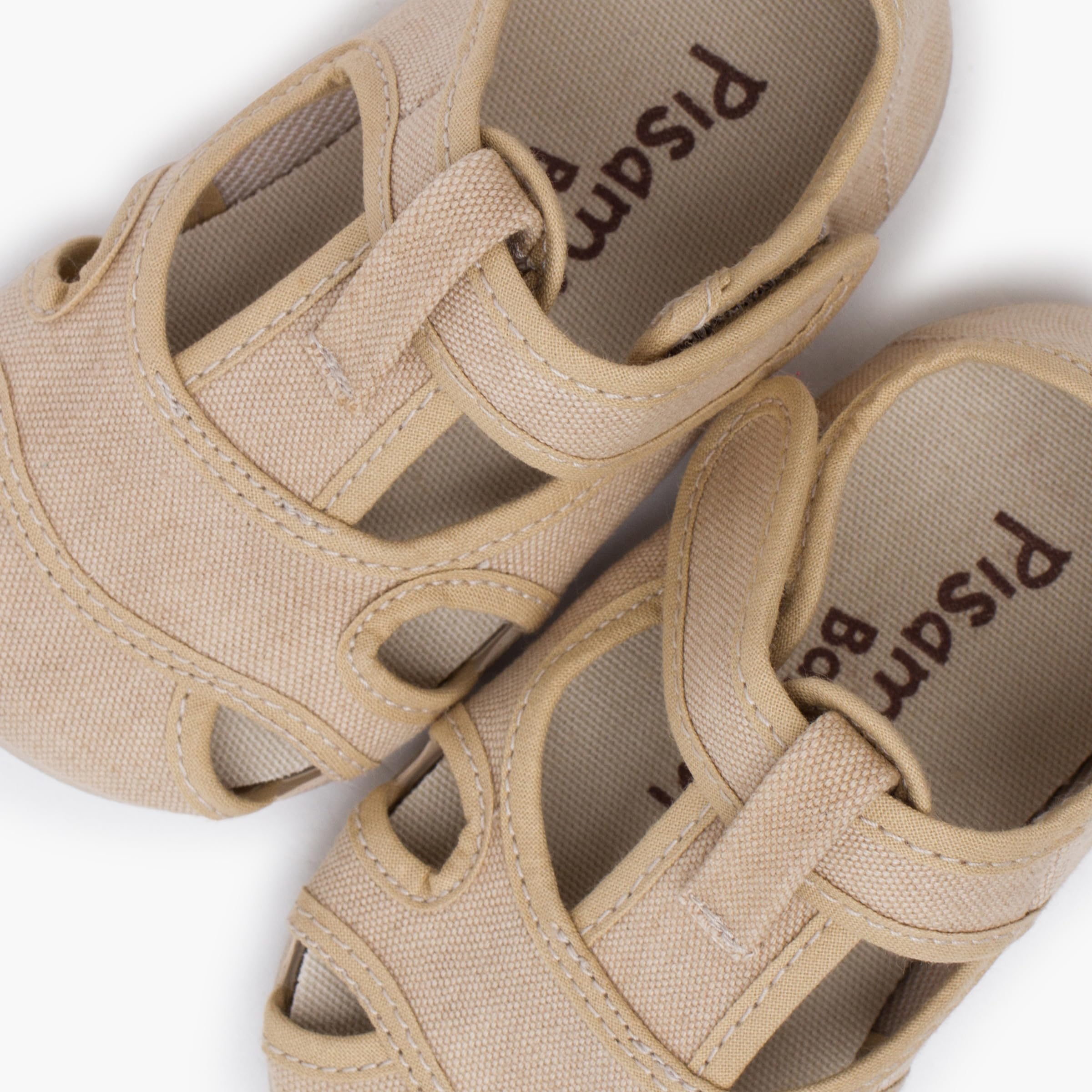 Pisamonas Sandales Garçon Barefoot Toile Lavée
