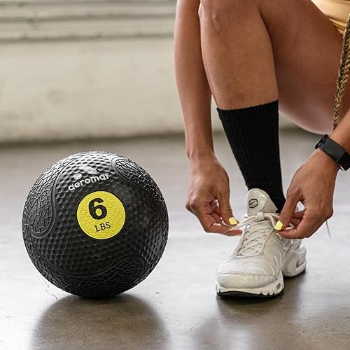 Miniatura 5 de Aeromat Medicine Ball Weighted Medicine Balls for Exercise 2-30lbs - Weight Ball, Med Ball for Workouts, Weighted Balls for Exercise, Extremely