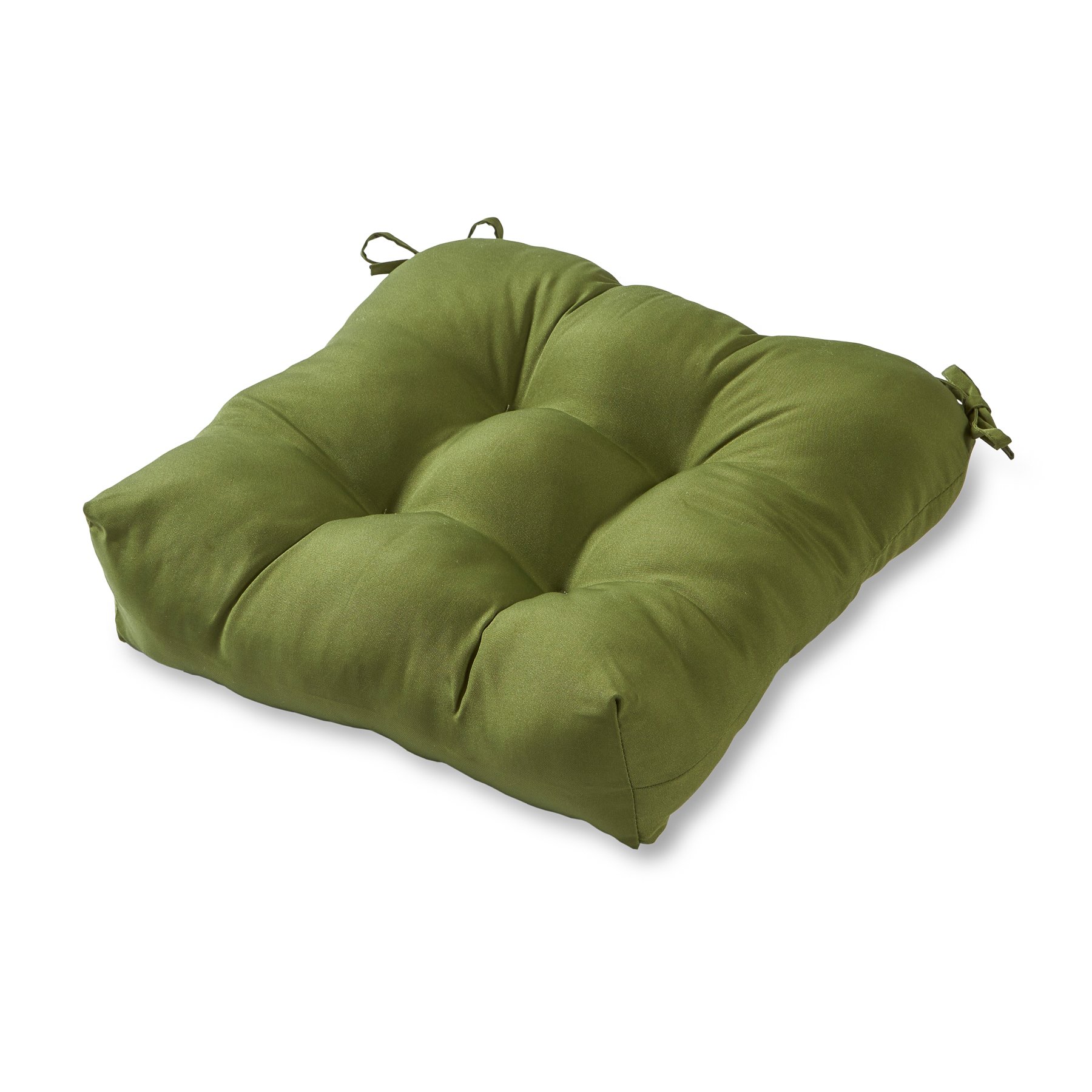 Greendale Home Fashions AZ4800-HUNTERGREEN Juniper 20-inch Outdoor Dining Seat Cushion, Set of 1