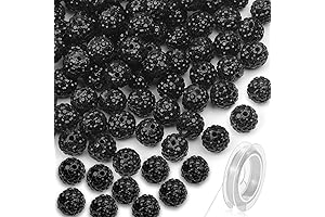 Elegant 10mm Rhinestone Beads for Enchanting Jewelry Creations