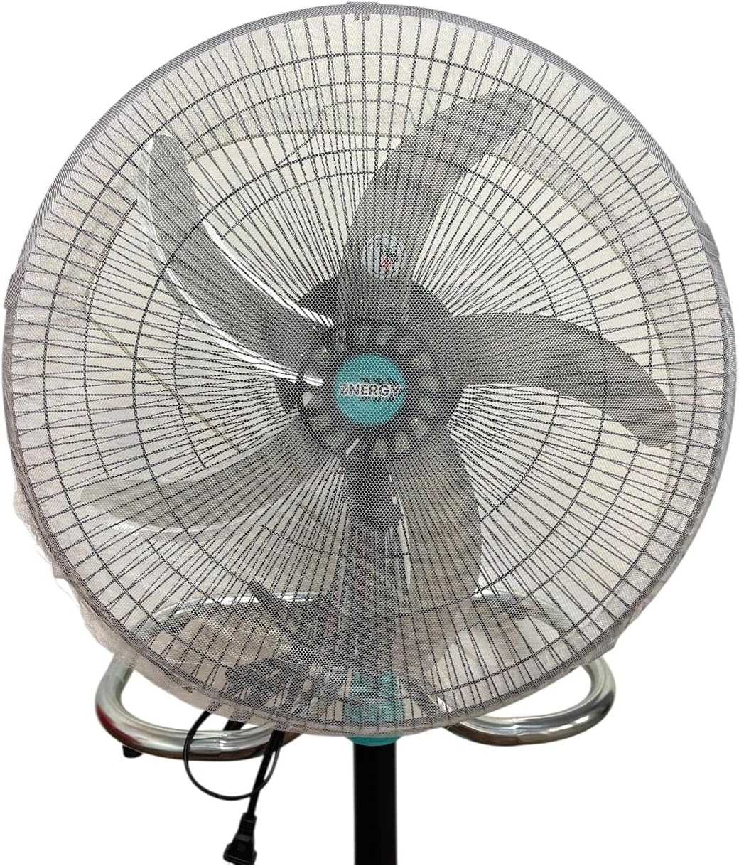 3 Pack Mesh Electric Fan Dust Covers for 16 inch to 18 Inch Dustproof for Protection, Washable White