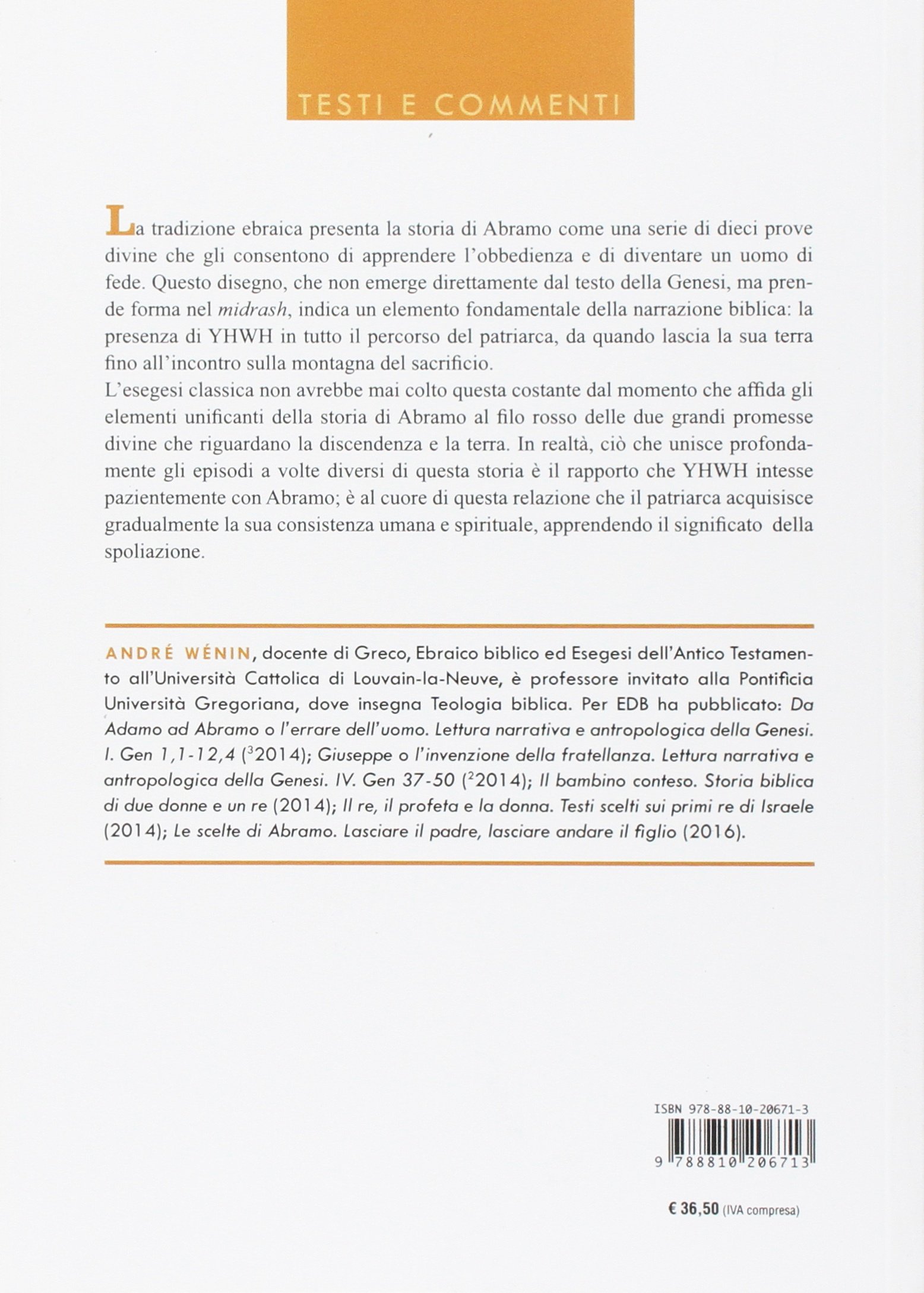 Abramo e l’educazione divina. Lettura narrativa e antropologica della Genesi. II. Gen 11,27–25,18