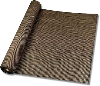Patio Paradise 6'x50' Sunblock Shade Cloth Roll,Brown Sun Shade Fabric 95% UV Resistant Mesh Netting Cover for Outdoor,Backyard,Garden,Plant,Greenhouse,Barn