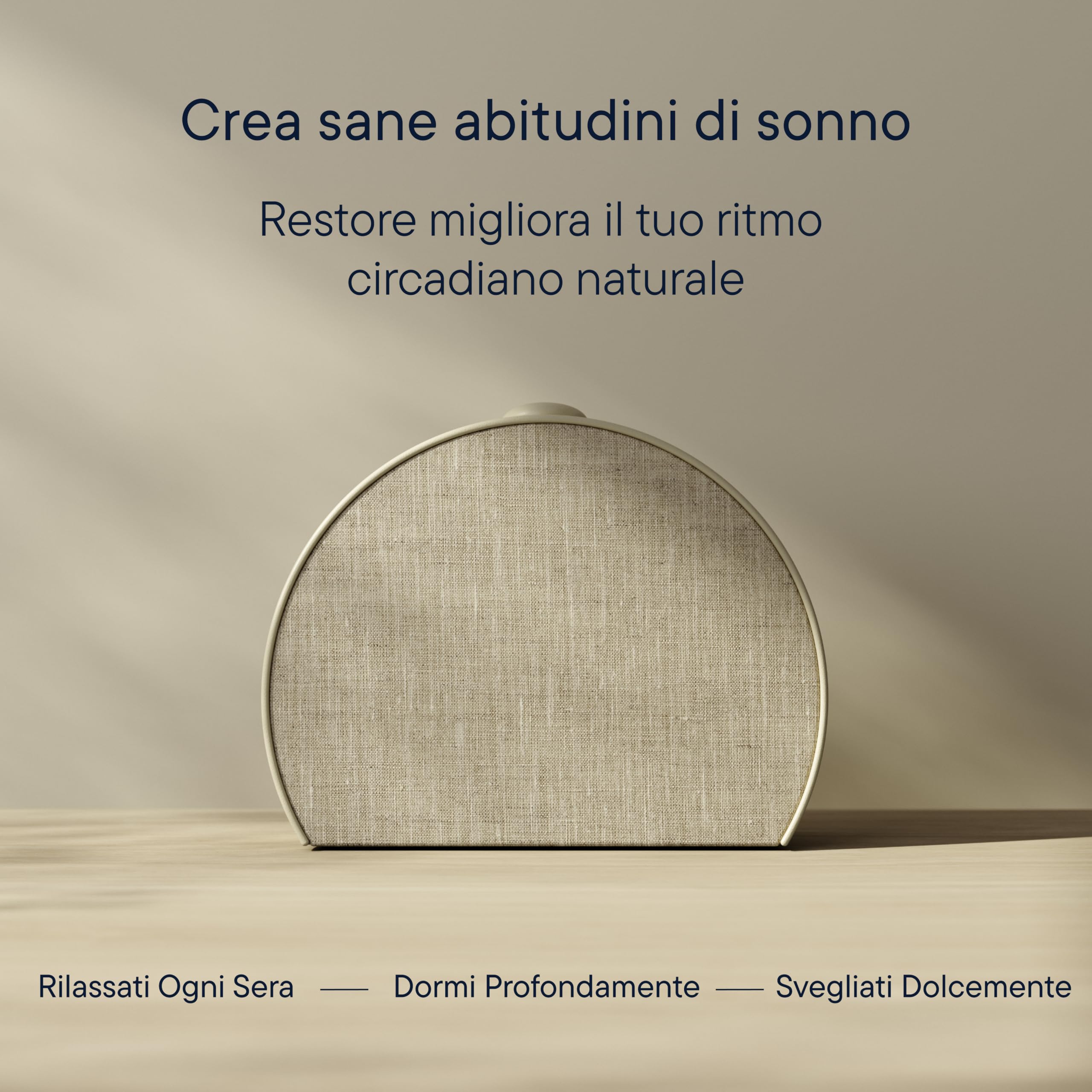 Hatch Restore 3 Sveglia con simulazione dell’alba e sveglia, macchina del suono e luce intelligente – Rumore bianco, routine di sonno senza schermi