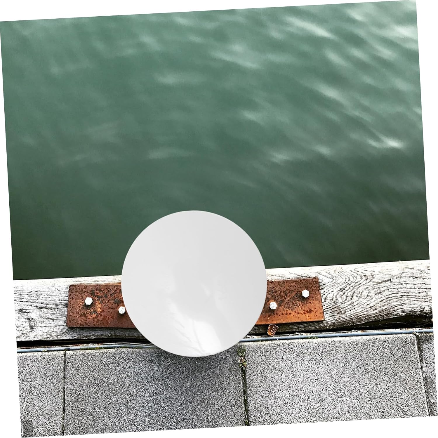 YARNOW 10pcs Wooden Stake Protection Cover Replacement Piling Caps Practical Piling Caps Boat Dock Piling Cover Dock Piling Cone Cap Protection Caps Letter PVC Pipe Plug White, 17.00X17.00X2.00CM