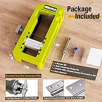Vista 7 de Plantilla para bisagras de puerta, mortajadora de bisagras de puerta, plantilla de router se adapta a bisagras de puerta de 3" a 5" de longitud
