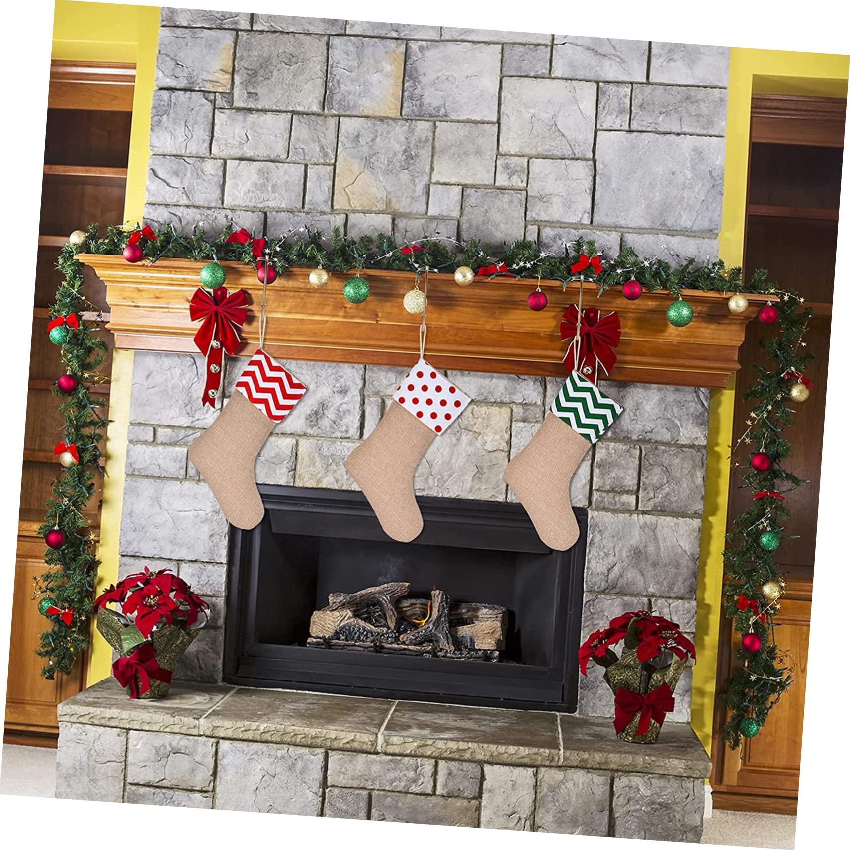 Cabilock 3 Ensembles Lot De 3 Crochets Pour De Noël Cintres Multiples Pendentifs De Noël Crochets Pour Chaussettes De Pinces Pour De Cintres Pour De 4 pièces * 3