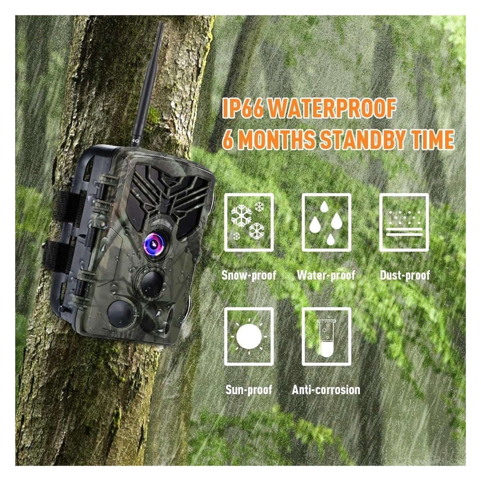 Kamery Obserwacyjne 2G SMS MMS SMTP 20MP 1080P Bezprzewodowa Kamera Myśliwska Do Dzikiej Przyrody 120 Zakres Wykrywania Ruch Night Vision Wodoodporny WyraźNe Nagranie Wideo