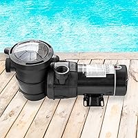 Vista 77 de SWIMLINE HYDROTOOLS Above-Ground Pool Motor Pump, Hydro-Flo 0.3 HP w/ 1980 GPH, Vertical