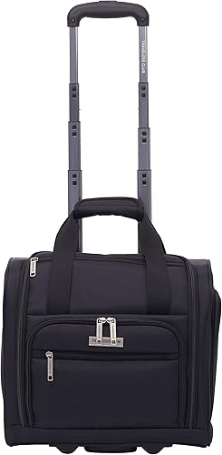 Miniatura 4 de Travelers Club Riddock - Equipaje y accesorios de viaje, color negro, juego de 14 piezas