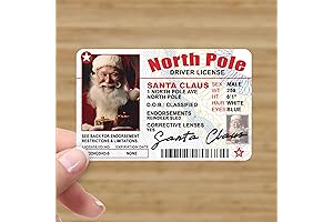 The King Kush Santa Driver's License 3-Pack: Christmas Novelty ID
