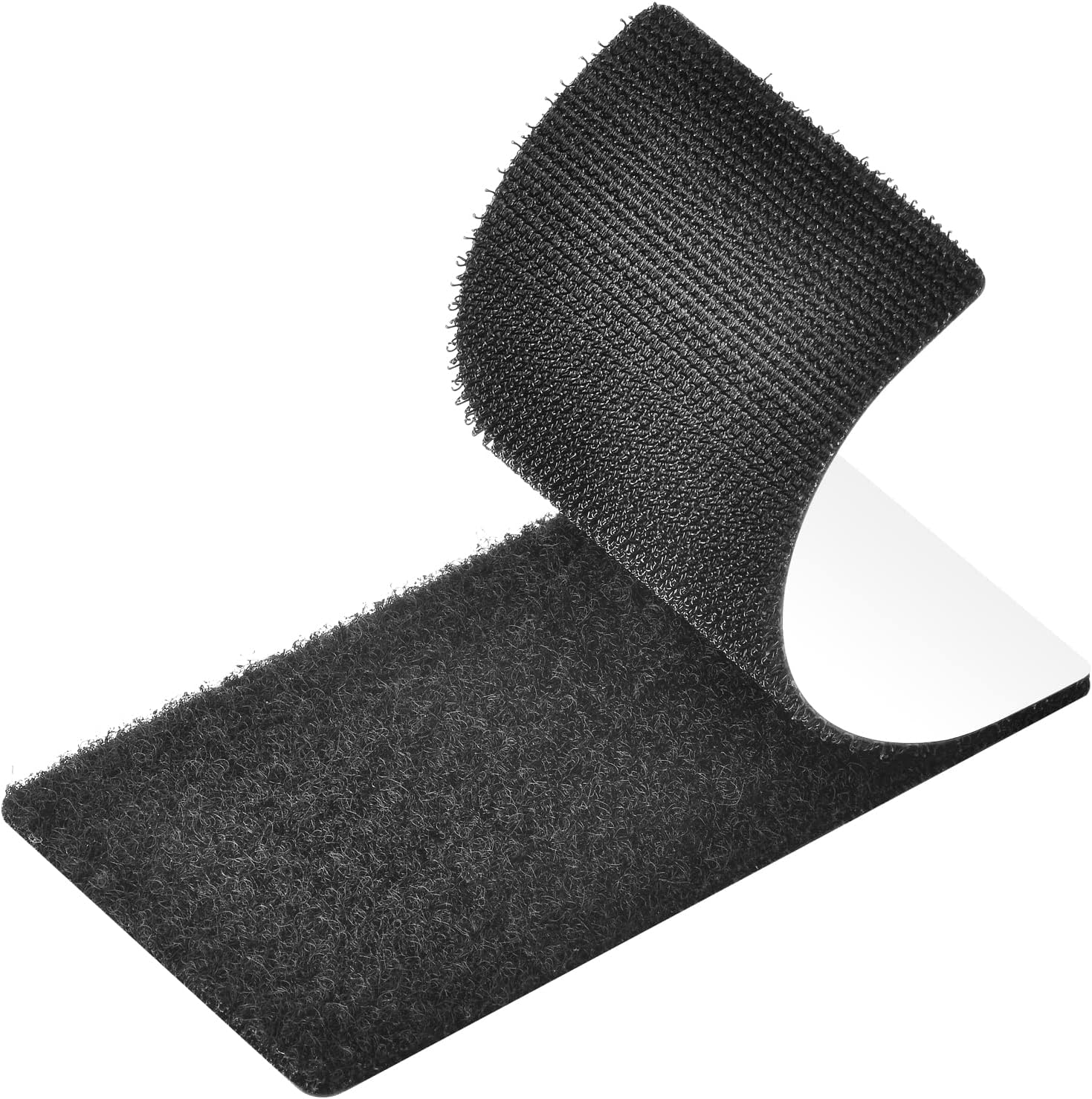 20 Sets 2x4 Inch Hook and Loop Strips with Adhesive, Industrial Strength Sticky Back Fastener