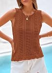 KIRUNDO Beach Vacation Vêtements pour femmes Printemps Été Crochet Sweater Tank Tops Cover Ups Resort Cruise Outfits 2025