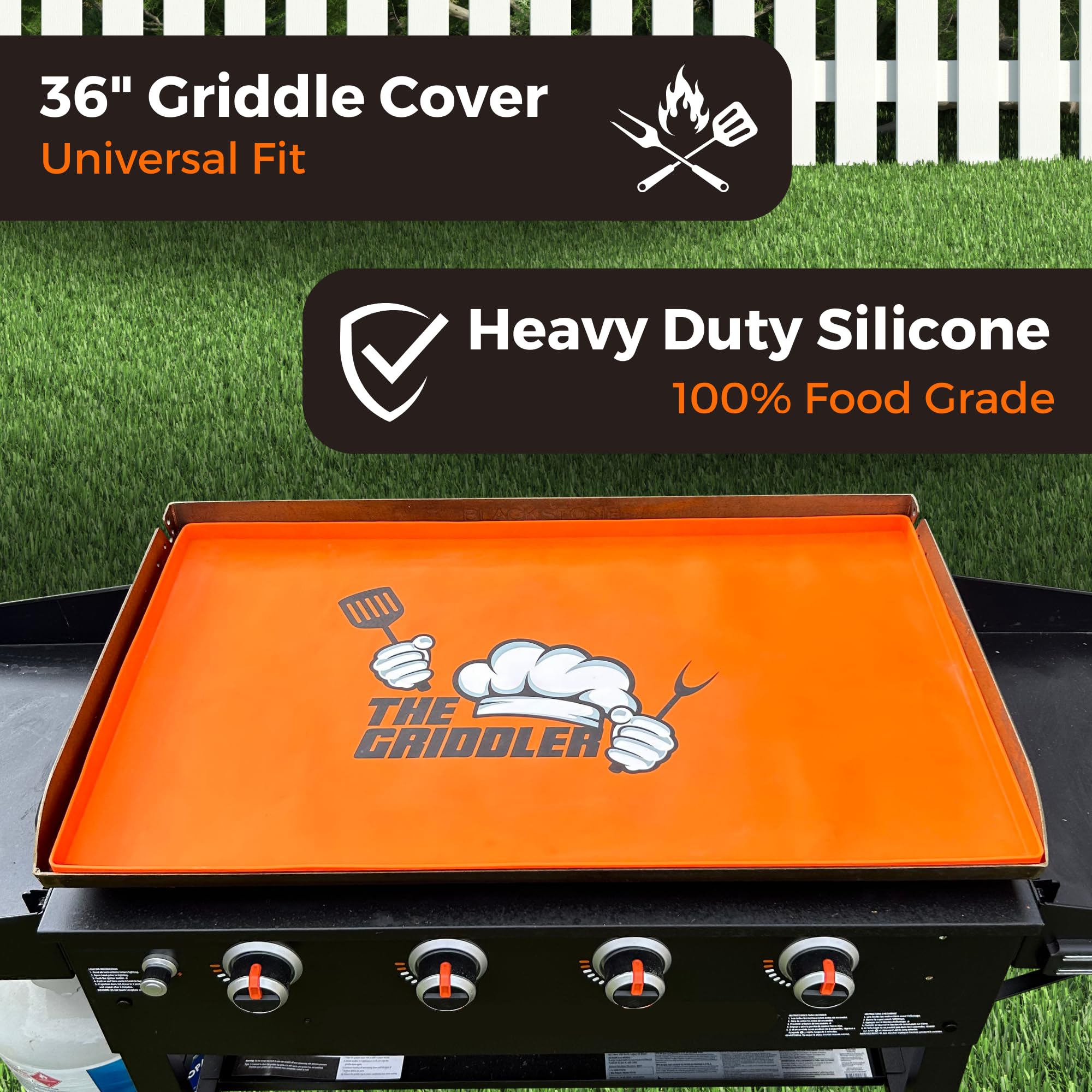 Silicone Griddle Mat For Blackstone Grill, Universal Fit For All 36
