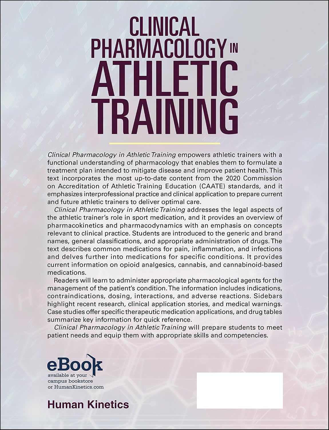 Clinical Pharmacology in Athletic Training