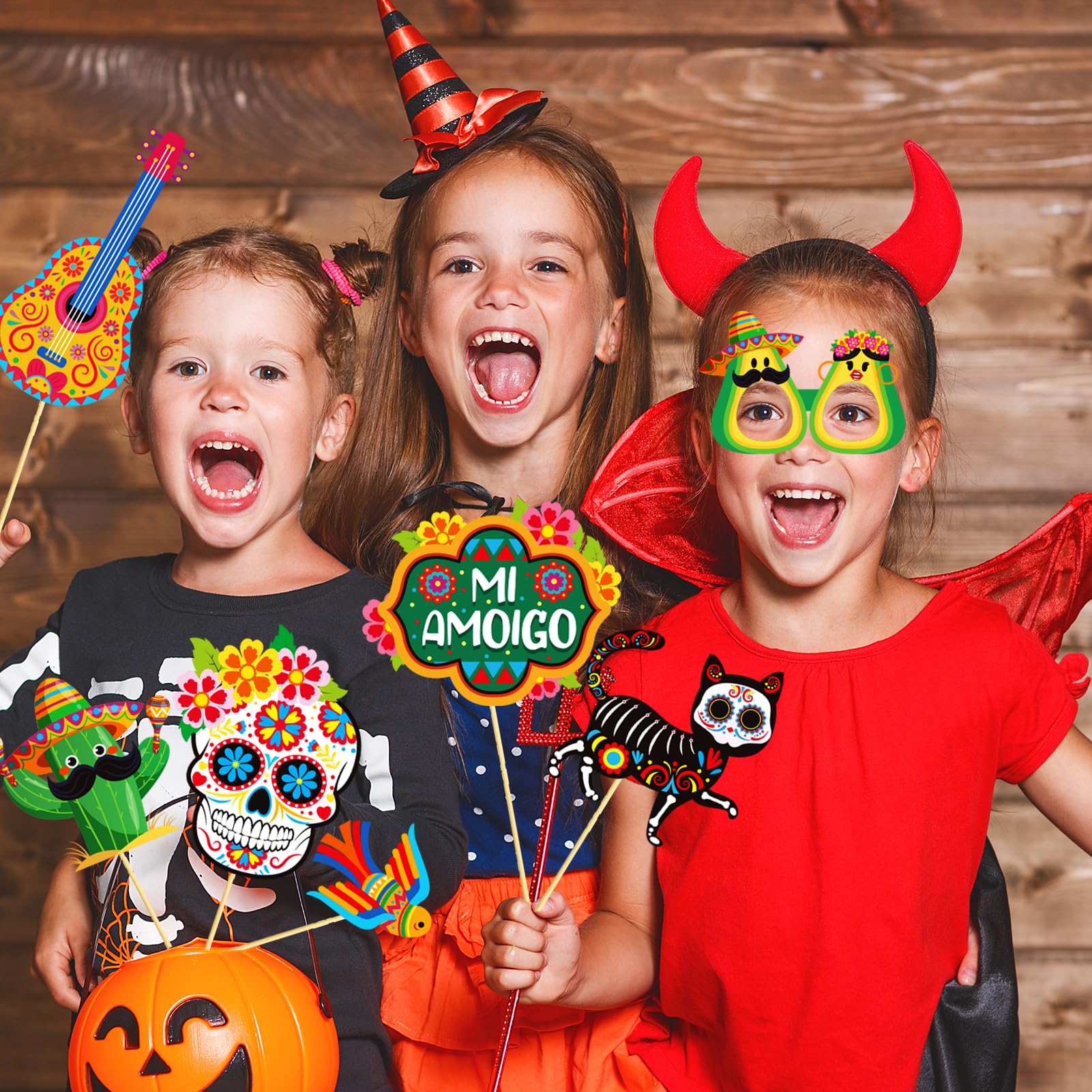 Mexikanischer Fotobox Rahmen - Tag Der Toten Deko Für Partys & Feste