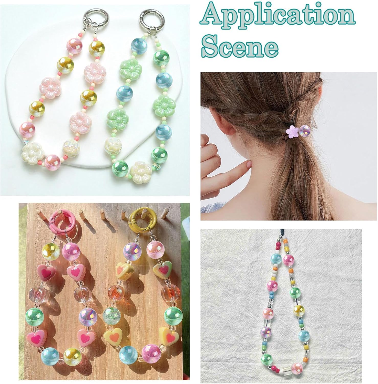 DanLingJewelry 220pcs 16mm AB Color Opaque Acrylic Round Beads Colorful Bubble Gum Beads for DIY Necklace Bracelet Jewelry Making - Image 6