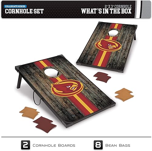 Miniatura 91 de Wild Sports NCAA 2' x 3' MDF Deluxe Cornhole Set - with Corners and Aprons
