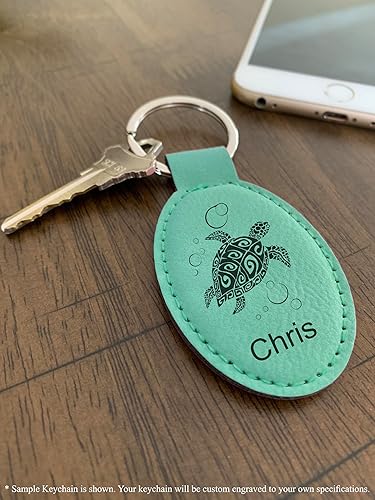 Miniatura 6 de LaserGram Llavero ovalado, libélula, grabado personalizado incluido