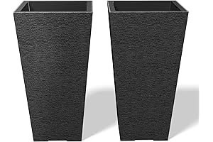 Kante 22 Inch Tall Planters with Insert