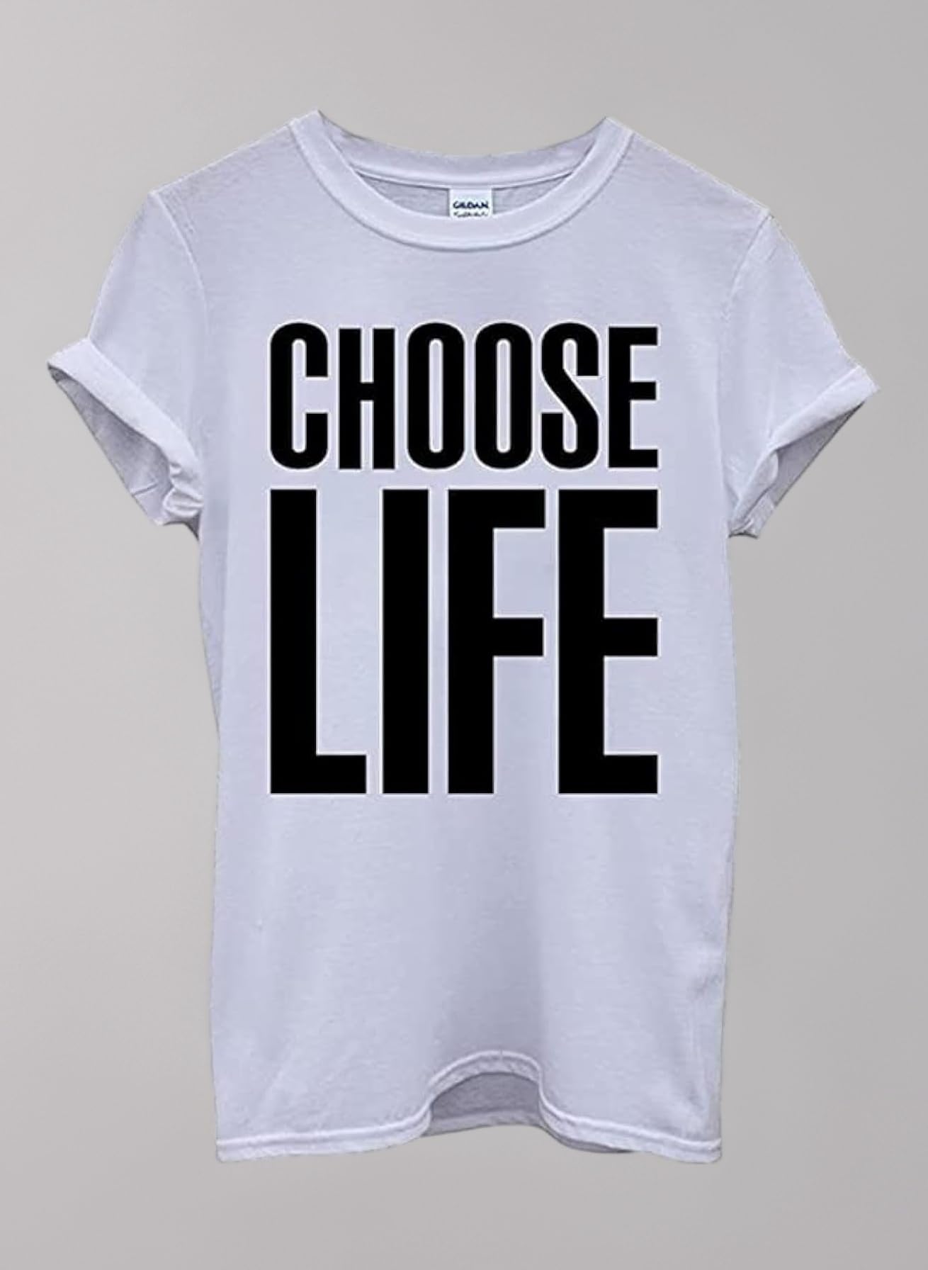 Choose Life Unisex T-Shirt Men Women Nerd Funny Geek White