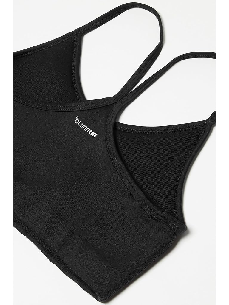 Black adidas Padded Y Back Bra (Big Kid)
