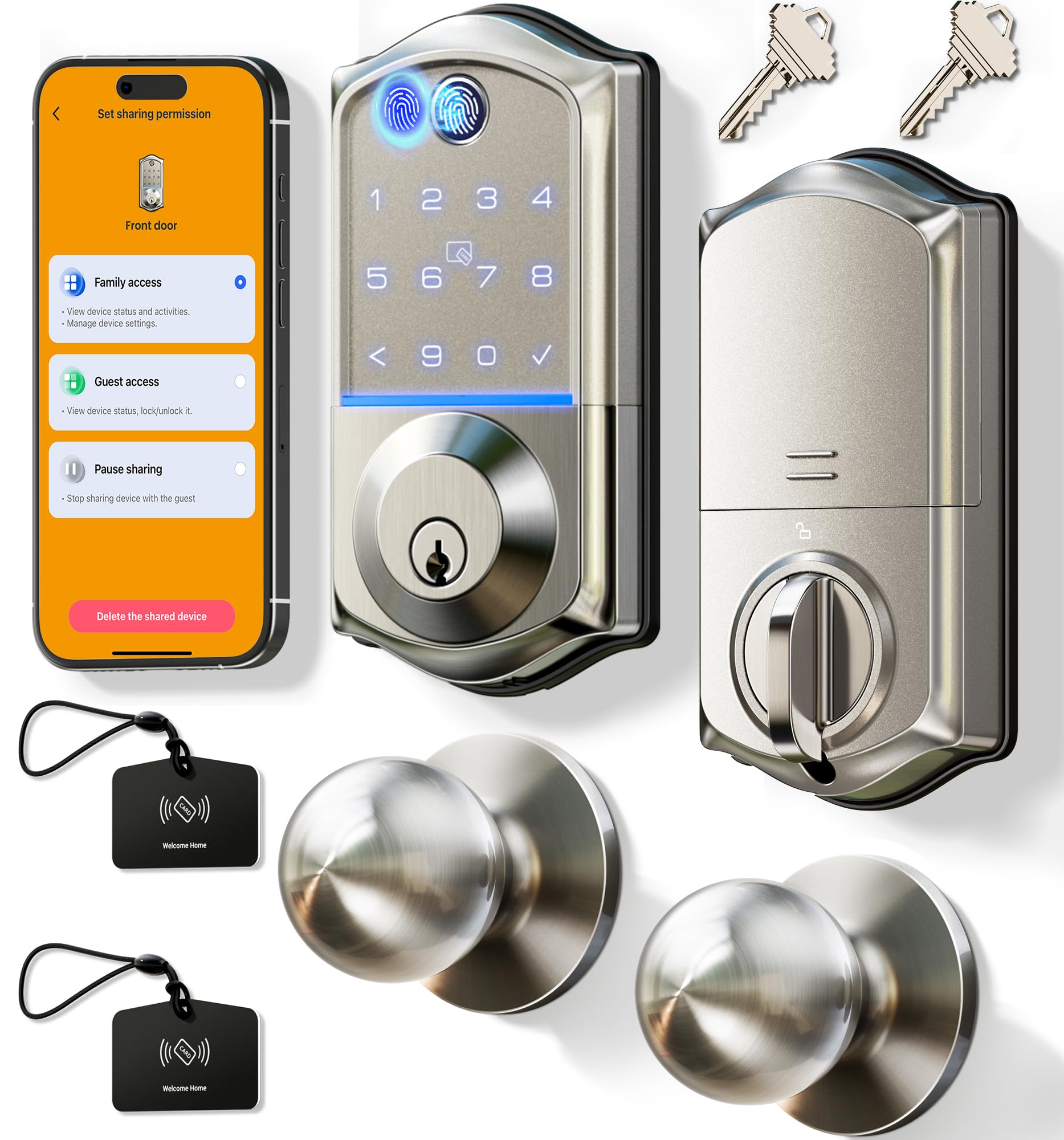 VE017-K Fingerprint Smart Lock