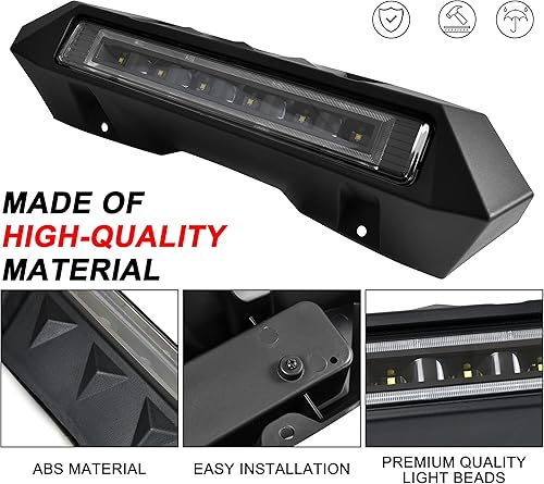 Miniatura 3 de Kit de luces traseras LED para Can-Am Maverick X3, SAUTVS LED Auxiliar Luz Trasera Parada de Freno Conjunto de Luz Trasera para Can Am Maverick X3