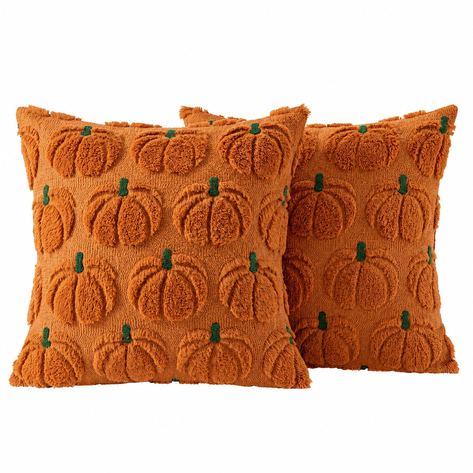 Kxsufwa 2PCS Pumpkin Cushion Covers, 45x45 Cm, Autumn Home Decor