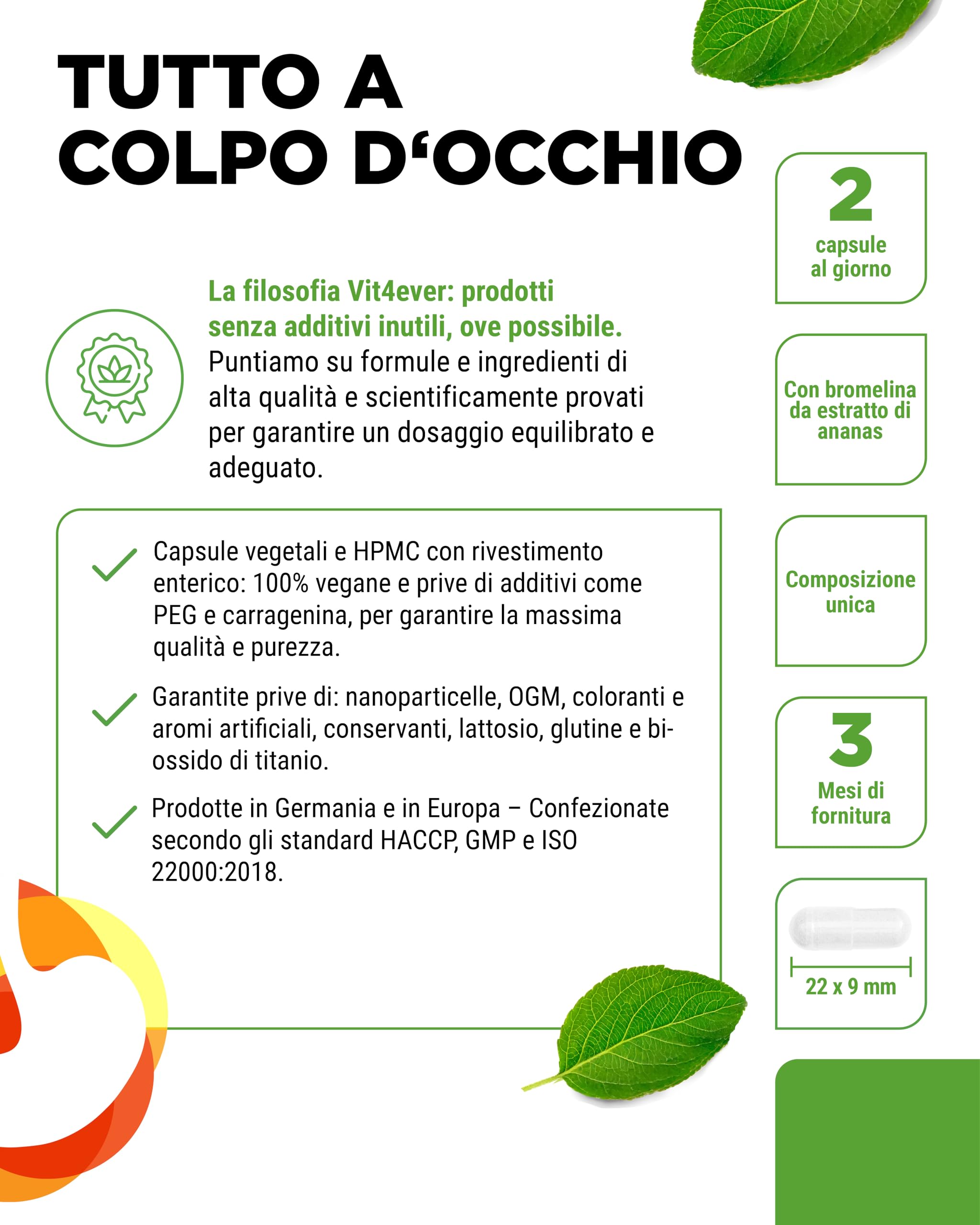 Enzimi Digestivi - 180 Capsule con 16 Enzimi più Betaina HCL, Rutina e radice di Genziana - Con Bromelina, Papaina, Amilasi, Lipasi, Proteasi, Lattasi - Vegano - Altamente Dosato