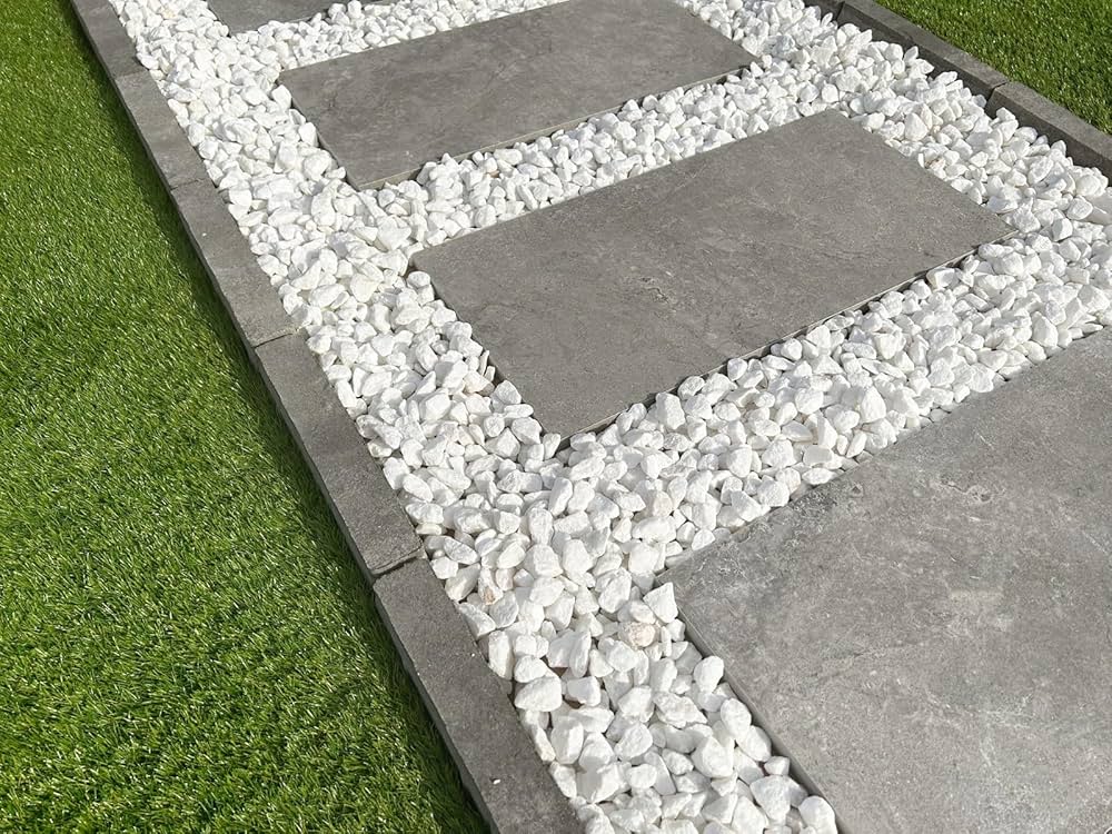 専用　自然石 Amazon | 庭 タイル 置くだけ 平板 敷石 磁器タイル 自然石風