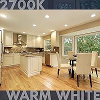 Vista 2 de LUXRITE 4-Pack BR30 LED Bulb, 65W Equivalent, 2700K Warm White, Dimmable, 650 Lumens, LED Flood Light Bulbs, 8.5W, Energy Star, E26 Medium Base