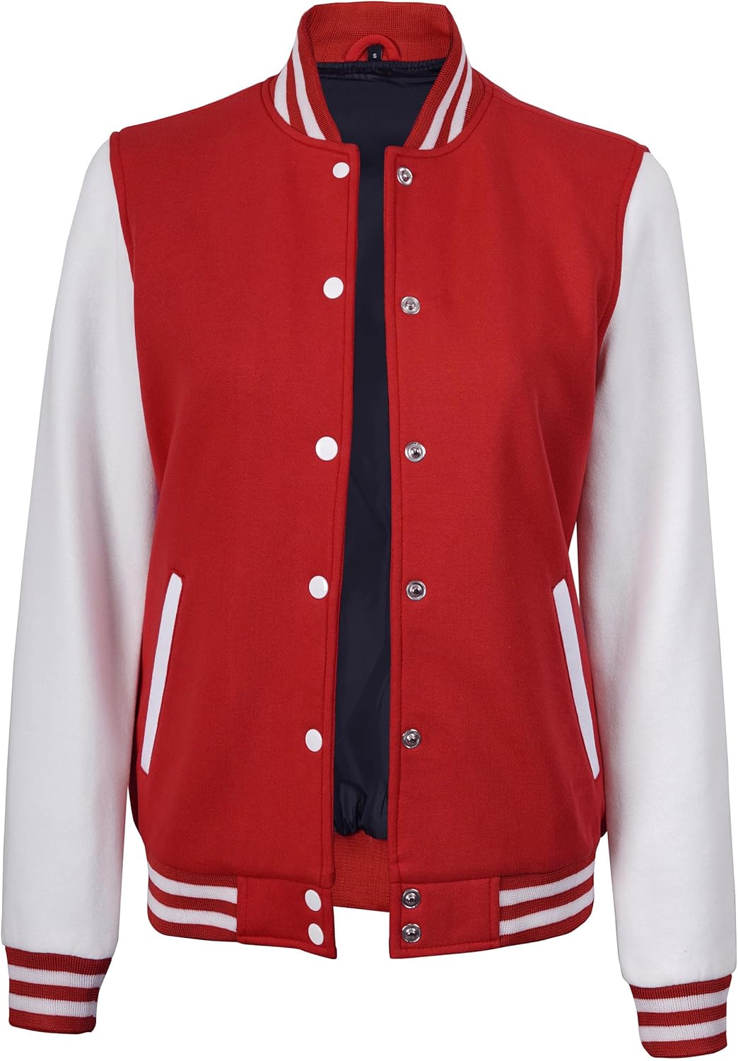 Decrum Womens Varsity Jacket - Highschool Bomber Style Baseball Jackets For Women - Image 2
