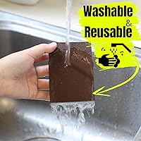 Vista 6 de Bates- Esponja de lijado, paquete de 4, surtido de grano 60/80/120/220, bloque de lijado lavable y reutilizable para madera, metal, paneles de yeso