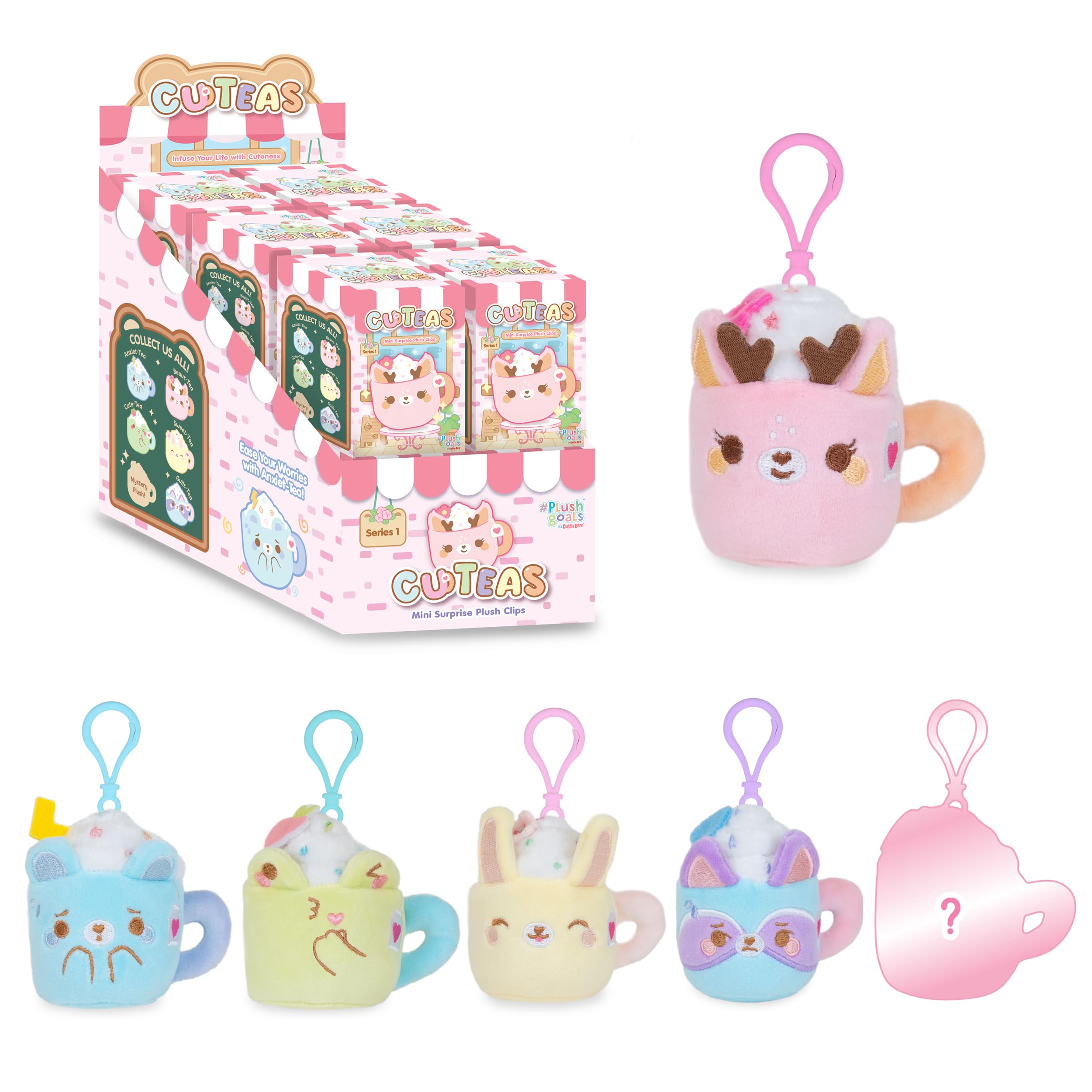 Amazon.com: Cuddle Barn PlushGoals - Cuteas Blind Box Series 1