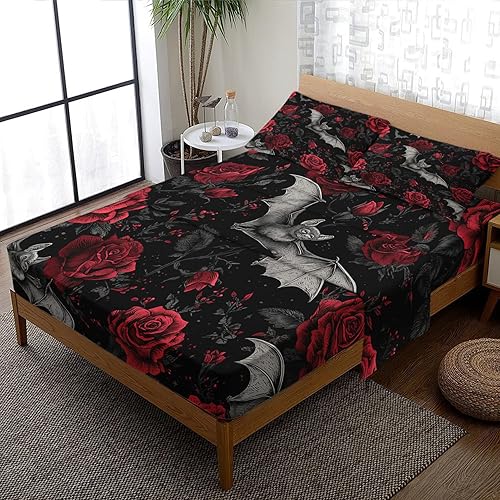 Miniatura 31 de Retro Sunset Sheets Split King Size Sheet Set, Neon City Vaporwave Bed Sheets Bedroom Decor, Cyberpunk Bedding Sheets & Pillowcases 5 Piece, Deep