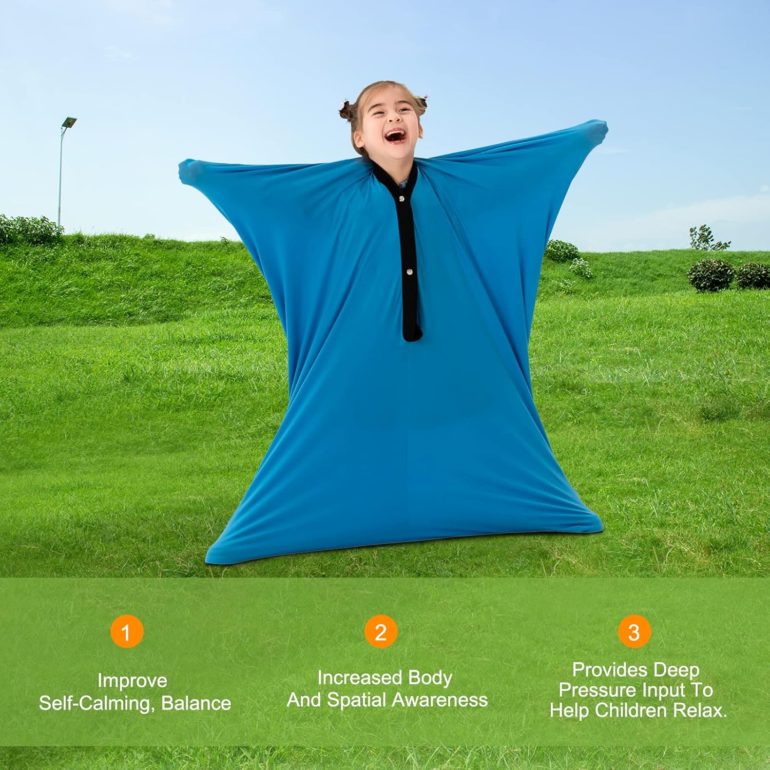 Sensory Sock (Small 40”L X 27”W) Special Supplies with Sensory Need