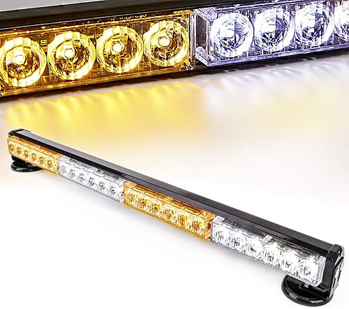 LE-JX - Barra de luces color ámbar de emergencia con batería inalámbrica