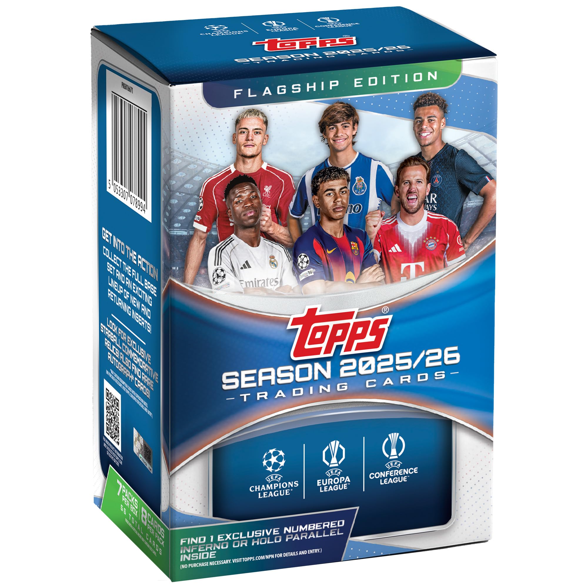 2025-26 Topps UEFA Club Competitions Soccer - Factory Sealed