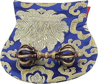 Tibetan Buddhist Brass (Vajra) Thunderbolt Nine Spokes Dorjee/Dorji (3.5 Inches)