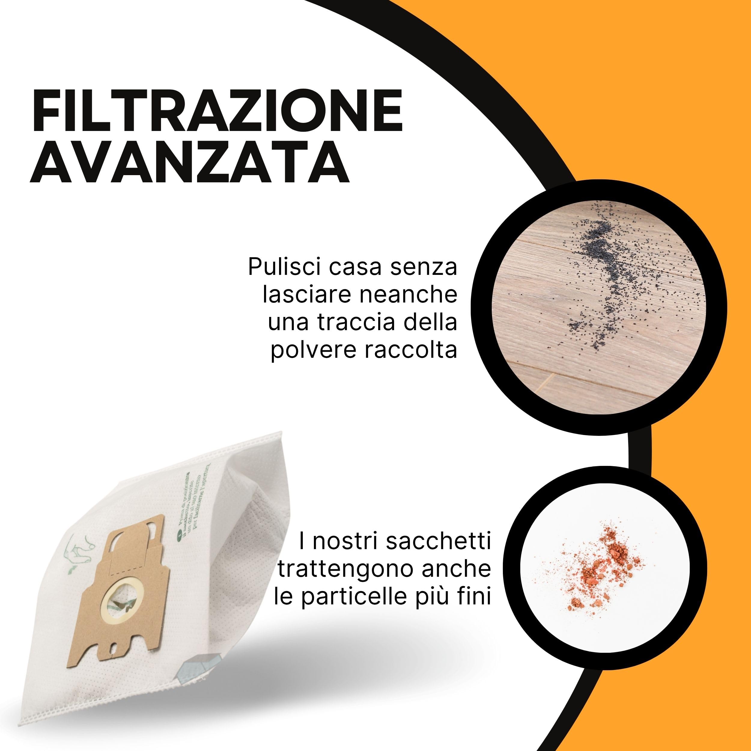 Mega Pack - 20 Sacchetti per aspirapolvere adatto per Miele - Sonata
