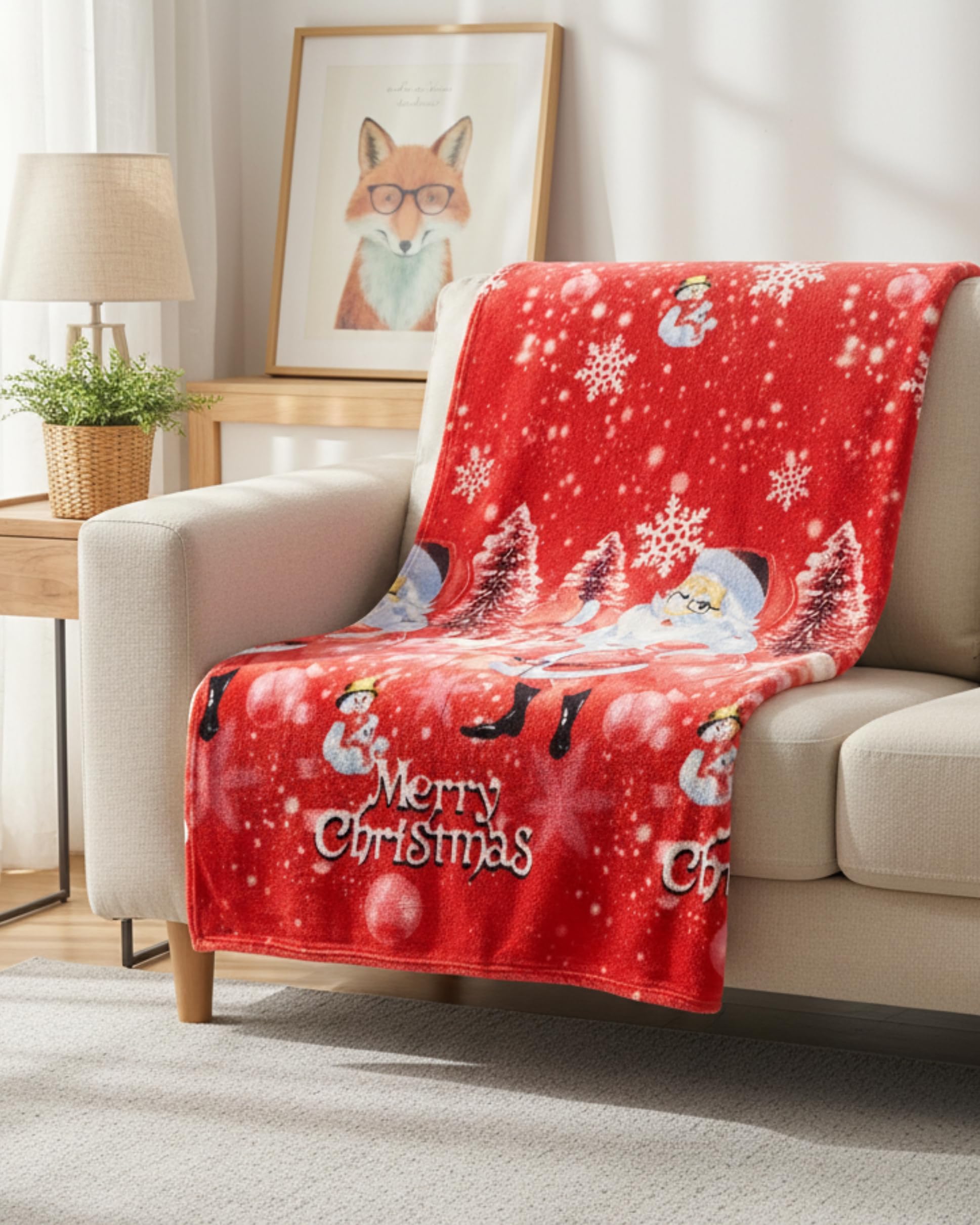 Coperta con stampa Natale morbida e calda per cani e gatti | Leroy Merlin