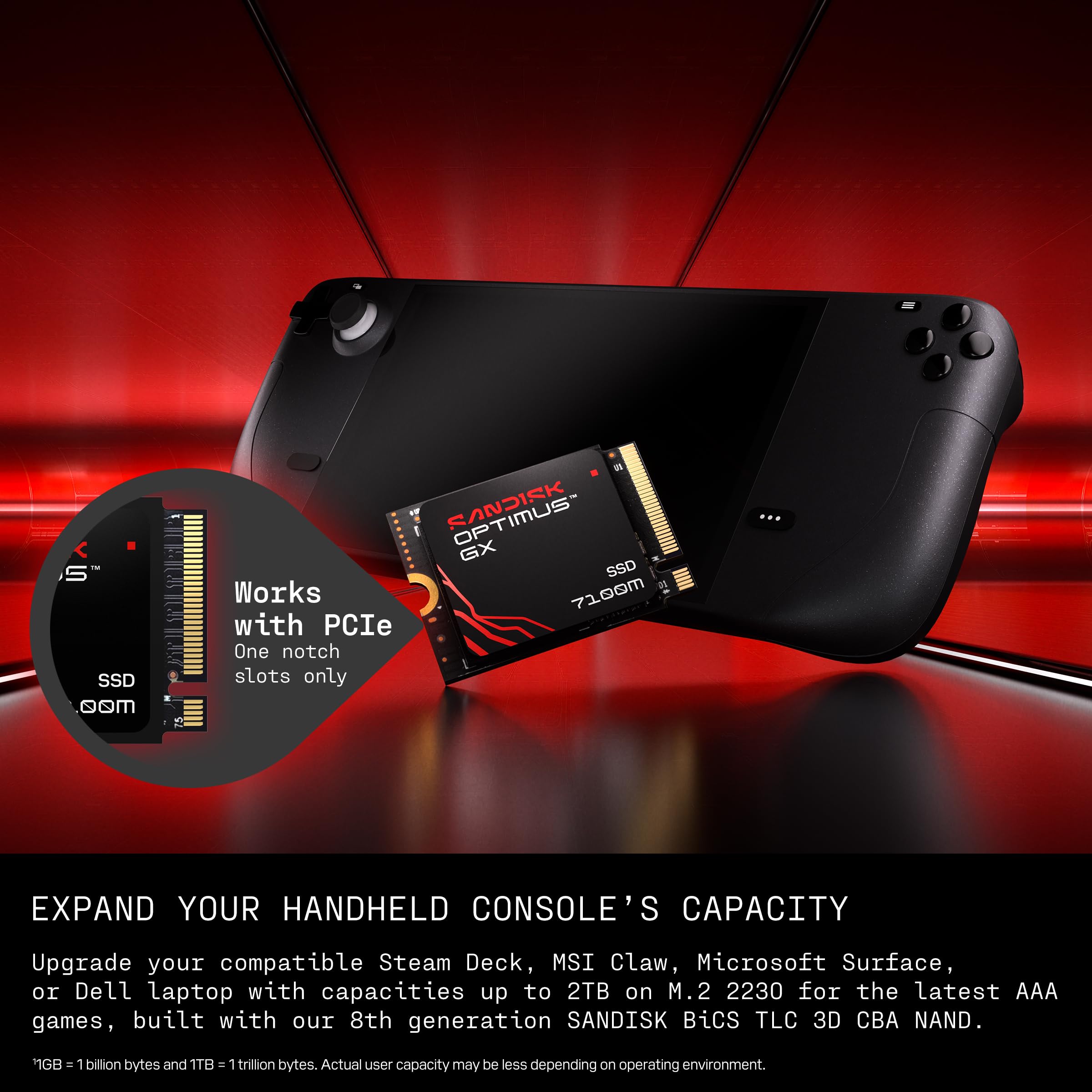 Amazon | 【Amazon.co.jp限定】 SANDISK Optimus GX 7100M NVMe 2TB M2