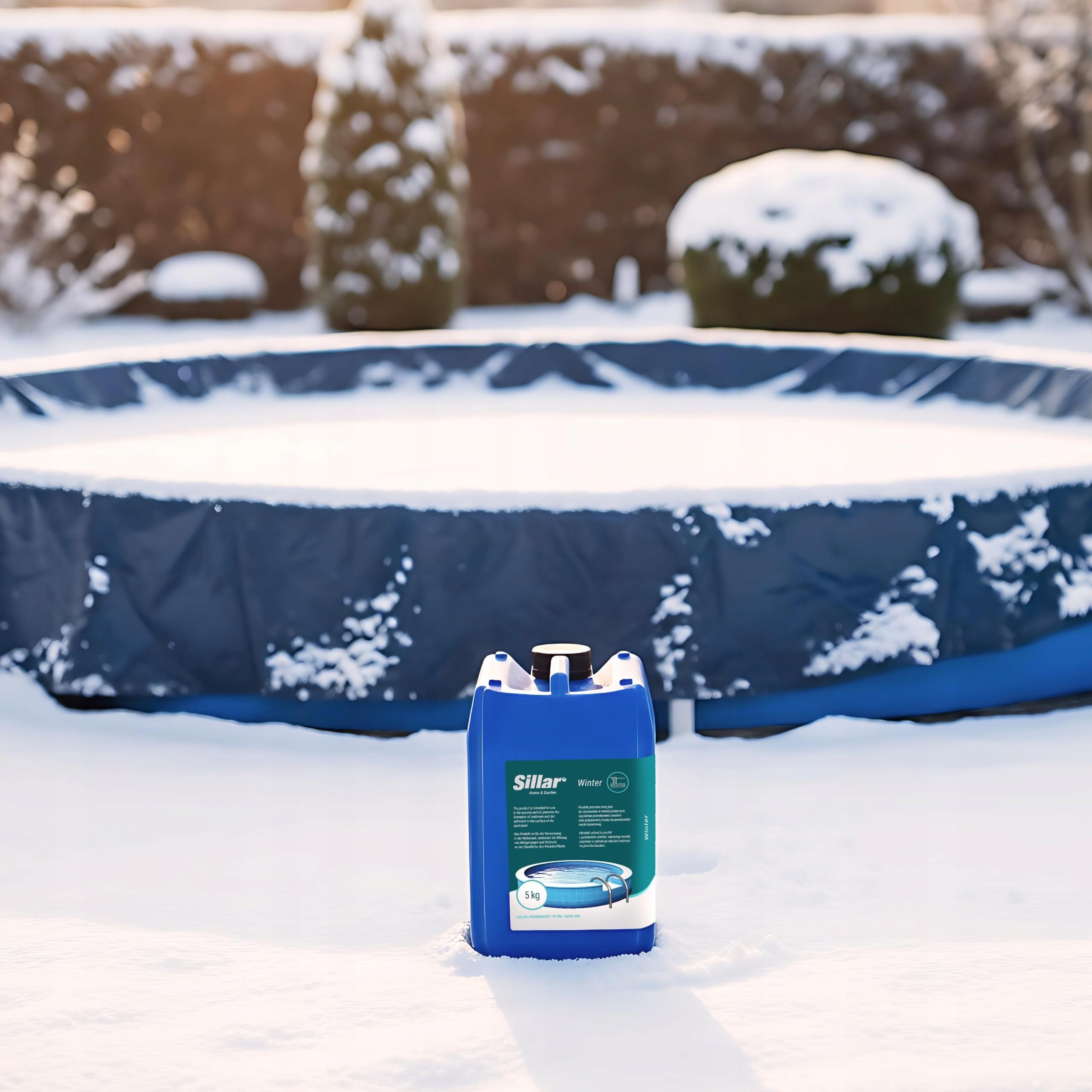 Sillar Winter Produit d'hivernage pour Piscine extérieure Liquide 5 kg