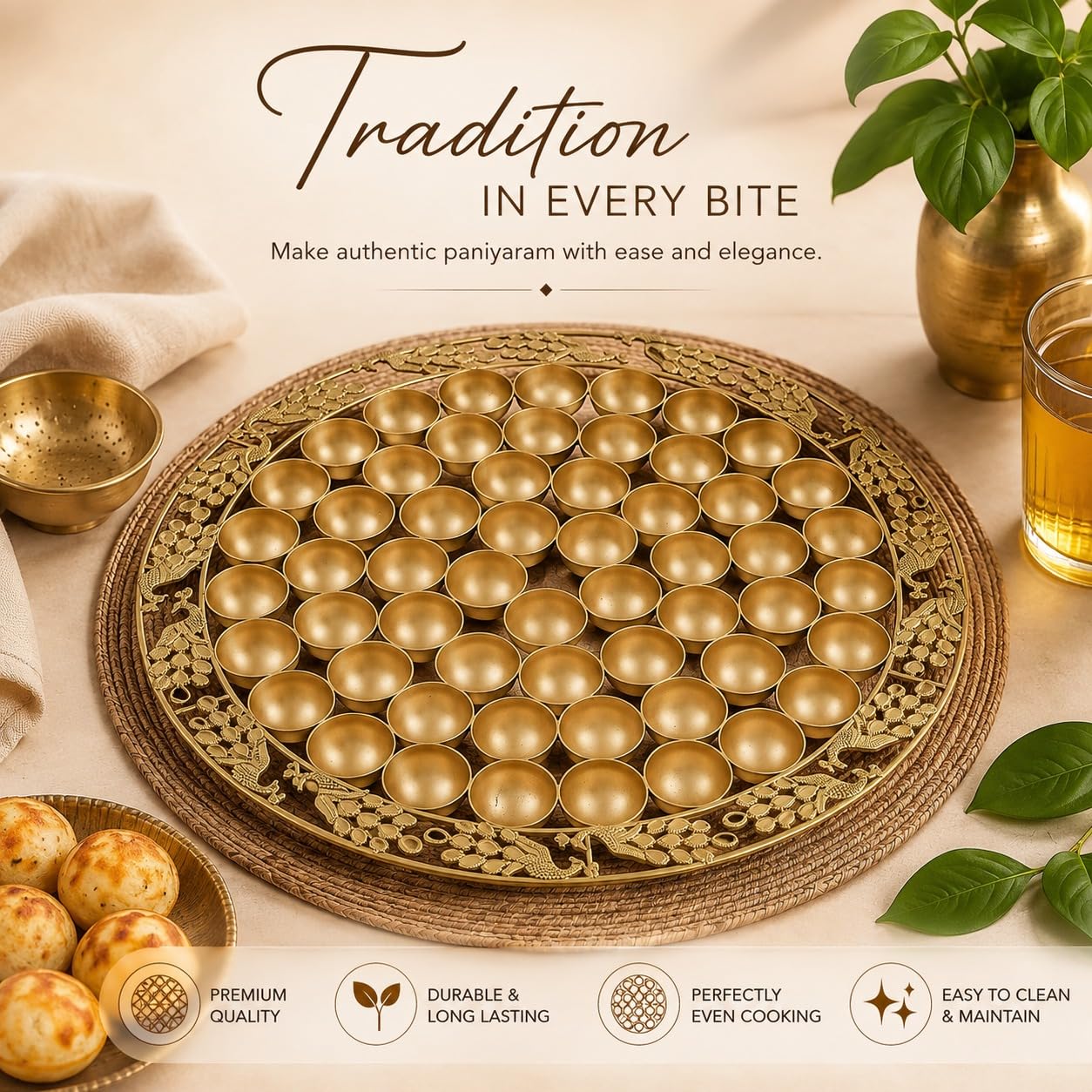 Gold 56 Bhog Thali - Pooja Set for Home -5 Gold 56 Bhog Thali - Pooja Set for Home -5