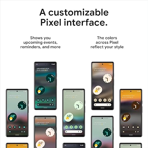 Miniatura 10 de Google Pixel 6a - Teléfono Android 5G - Teléfono inteligente desbloqueado con cámara de 12 megapíxeles y batería de 24 horas color carbón