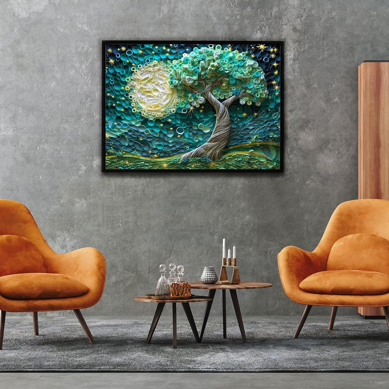 Tree of Life Puzzles for Adults 1000 Pieces, Jigsaw Puzzles for Adults 1000 Piece, Challenging Game Toys, Impossible Puzzle, Family Decoration Puzzle