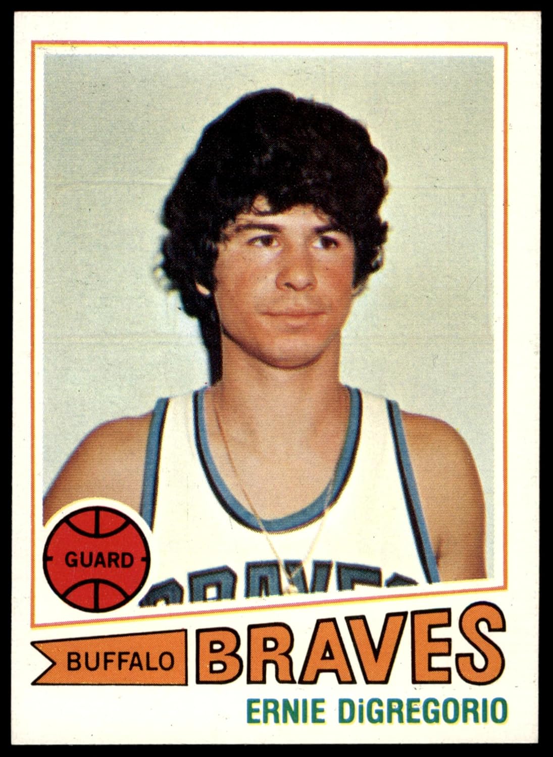 1977 Topps #131 Ernie DiGregorio Buffalo Braves-BskB (Basketball Card) NM Braves-BskB Providence College