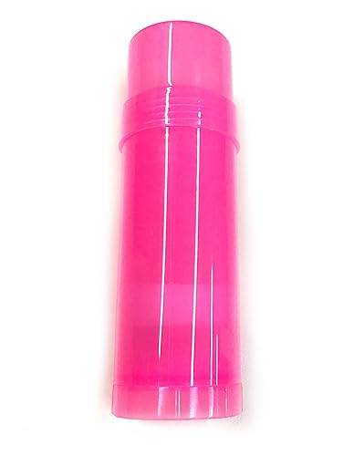 Miniatura 4 de (24) recipientes vacíos de plástico transparente desodorante  cilindros de 2.2 onzas (azul)