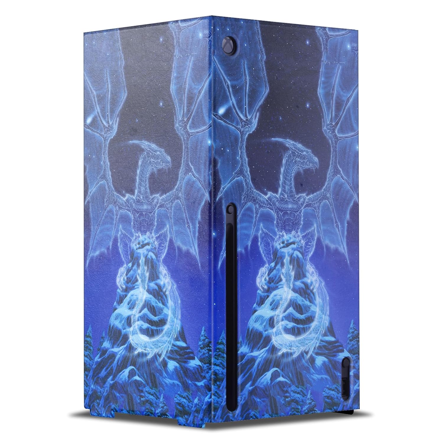 Head Case Designs Officially Licensed Ed Beard Jr Winter Spirit Dragons Game Console Wrap Case Cover Compatible With Xbox Series X